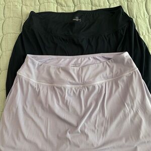 Real Essentials Black and Lavender Skort Duo